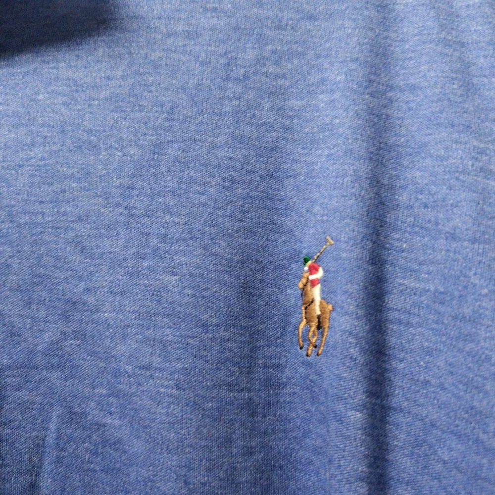 Men's Denim Blue Ralph Lauren Polo Shirt XXL